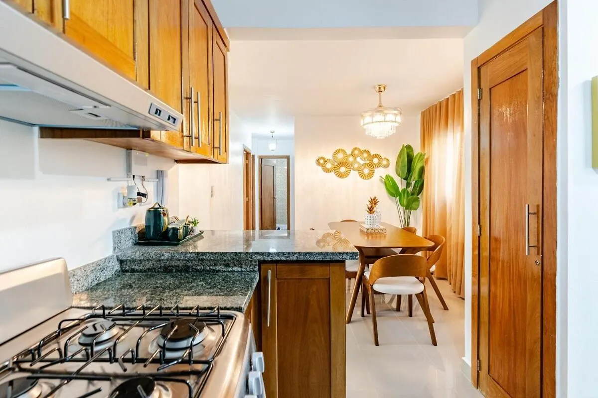 公寓 圣地亚哥洛斯卡巴Chic Urban Retreat With Pool, Gym, & Free Parking公寓